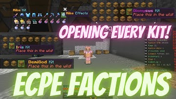 ECPE FACTIONS - Opening Every Kit on ECPE OP FACTIONS! (youtube kit giveaway)