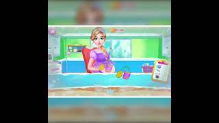 Ice Princess Pregnant Mom and Baby Care Game Ad 4 - 1200x1200 screenshot 4