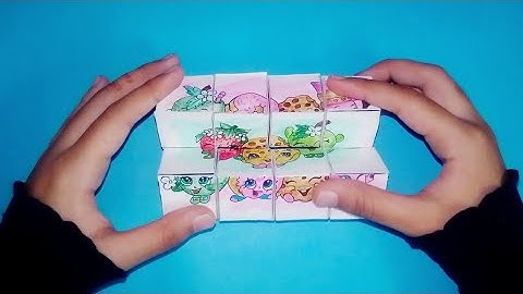 How to make A Paper Magic Cube transformer | DIY infinity cube