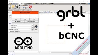 Install Grbl and bCNC for Robot Arm controller