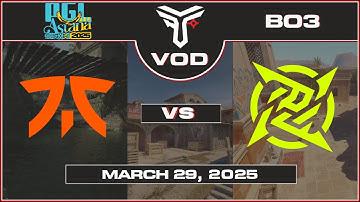 NINJAS IN PYJAMAS (NiP) vs FNATIC | PGL Astana CQ - EU | #BO3 | @TrottahCS | [ #cs2 #vod ]