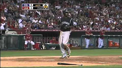 2009/06/22 Helton's RBI double