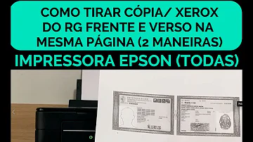 Como faço para tirar xerox de documentos?