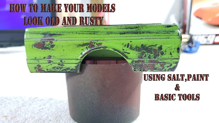 DIY RUST/PATINA using salt on plastic scale models