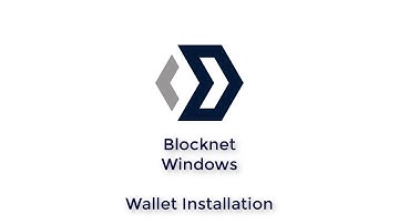 Blocknet Wallet Install (Windows)