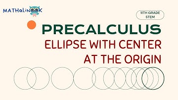 Precalculus | Ellipse with Center at the Origin