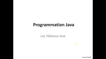 Les tableaux dans Java - Java Arrays