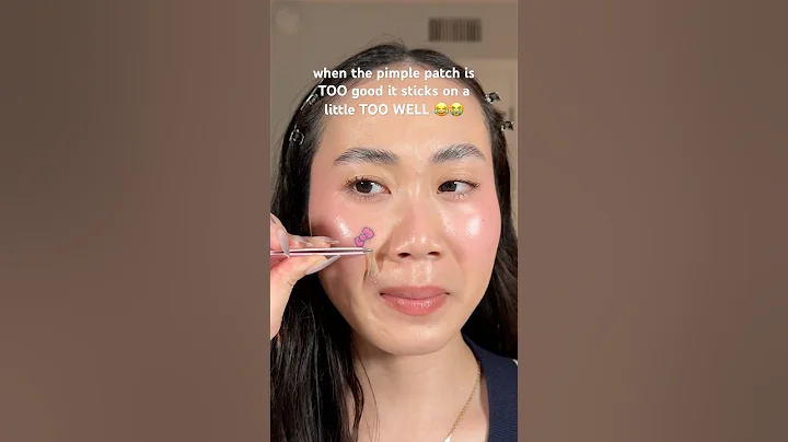 I wore this pimple patch for OVER 12 HOURS…maybe that’s why 🙂‍↕️ #pimplepatch #acneproneskin