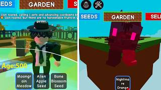 i used tabby cat to grow COLOSSAL PRismatic FRUITS in GRow a garden