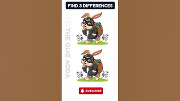 Spot the 3 difference Puzzle - 560 #shorts #findthedifference