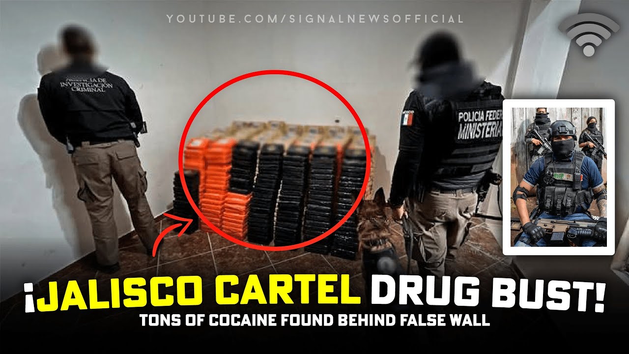 Jalisco Cartel Cocaine Stash Found Behind False Wall in a Safe House ...