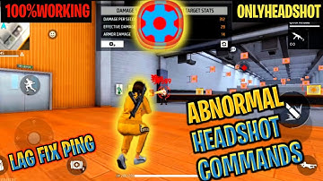 ✅Finally I got real aimlock 🇧🇷 | Set edit free fire headshot commands🥵🤯| Only headshots FF & FF MAX🤯