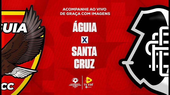 AO VIVO E COM IMAGENS: ÁGUIA X SANTA CRUZ | PERNAMBUCANO SUB-20 2024 | RODADA 3