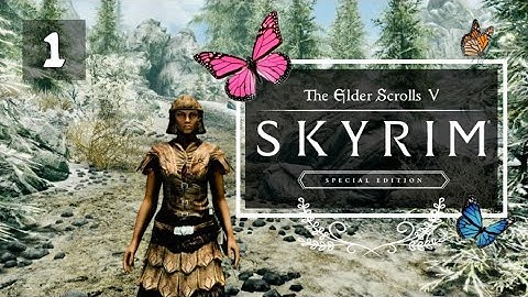 The Elder Scrolls: Skyrim | EP.1 | PT.1 | Escaping A Dragon Attack! 🐉+ Lets Restart! 🔄