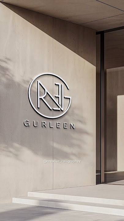 Logo name Gurleen. Comment for next logo. #logo #namelogo #logos #ytshorts #logodesign #viral #short