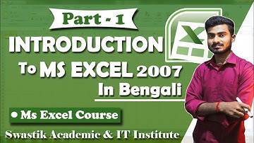 Microsoft Office Excel 2007 Tutorial in Bangla | Part-01 | Basic Knowledge About Excel | COMA #excel