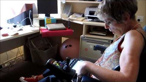 Mel using Minspeak at home