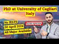 How to apply for university of cagliari scholarship  how to apply for italy scholarship 2024