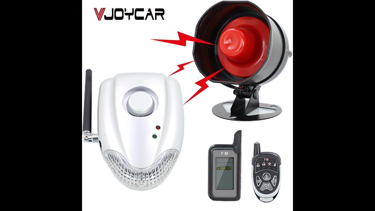Vjoy Wireless No Installation Remote Start Car Alarm System 2way Car