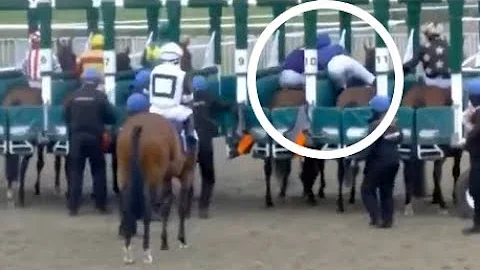 Hayley Turner saves fellow jockey from nasty incid...
