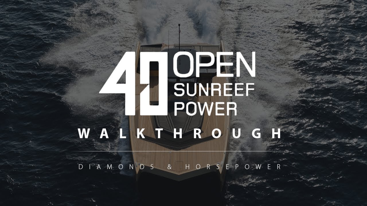 On board the 40 Open Sunreef Power Diamond Limited Edition with Vincent Finetti
