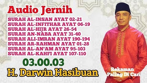 TILAWAH PALING MERDU PALING DI CARI | H.DARWIN HASIBUAN 3 JAM FULL