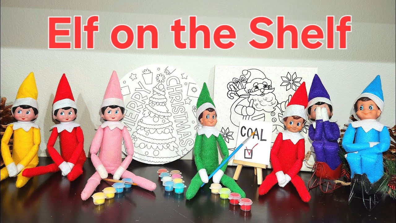 Elf on the Shelf Paints! Day 6!!