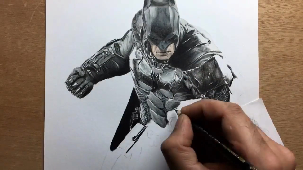 Arriba 48+ imagen batman arkham knight drawing