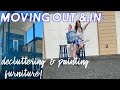 Moving Out & In | Ep. 1 (Building/Painting Furniture, Decluttering)