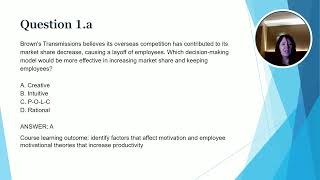 Managing People: Case Study Review 1