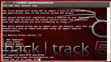 SET java Applet Attack