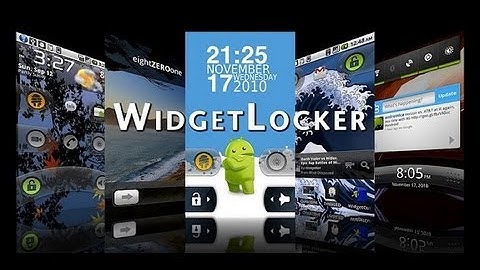 ADW + Cyanogenmod + WidgetLocker + Tips and Tricks on Android (old)