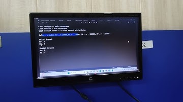 Cost center category and class in Tally Prime by me