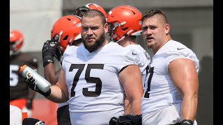 How Good of Shape is the Browns Offensive Line in for the 2023 Season - Sports4CLE, 5/26/23