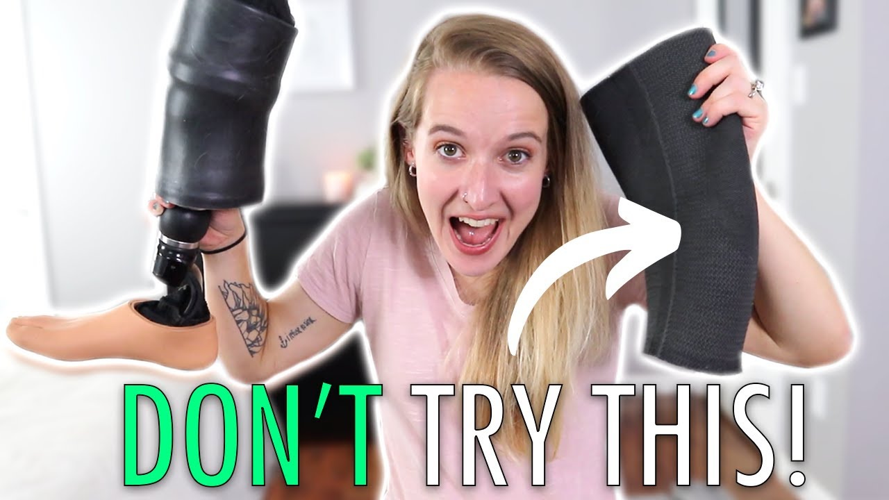 How NOT to Change a Prosthetic Sleeve...Whoops! 😆