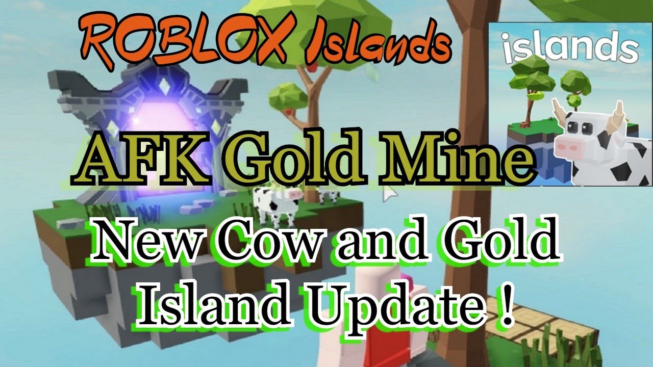 AFK Gold Mine | New gold and Animal update | Roblox Skyblock/Islands