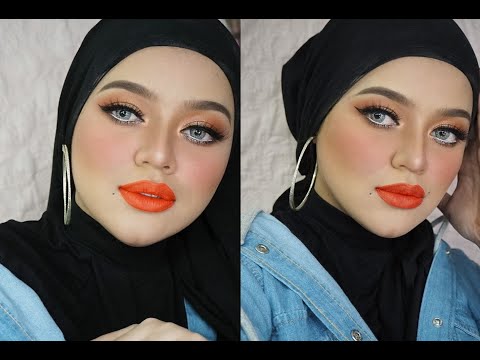 mua-bellaz-:-makeup-smokey-orange-warna2-sunset,-korang-ada-tak-lipstik-kaler-limau-mandarin-ni?