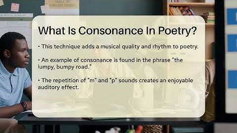 What Is Consonance In Poetry? - The Language Library