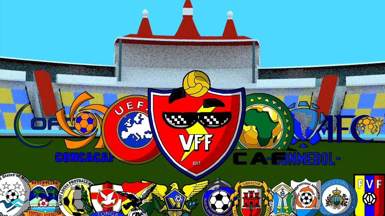A PIOR seleção de cada CONFEDERAÇÃO