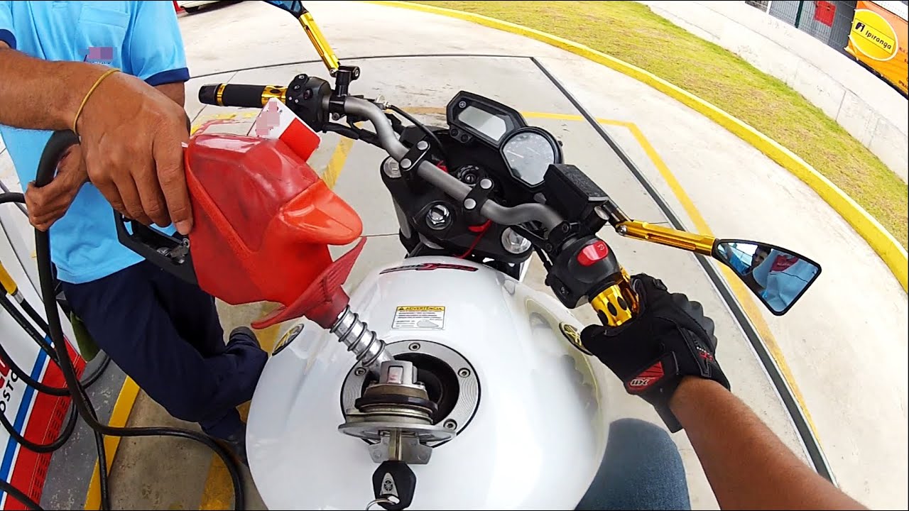 Limpiar depósito gasolina moto