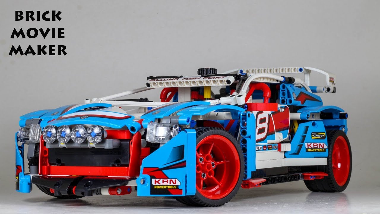 Lego Technic 42077 Rally Car Speed Build Youtube