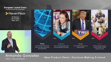 Self-service data and visualization platform demo - Armando Gonzalez , CEO, RavenPack