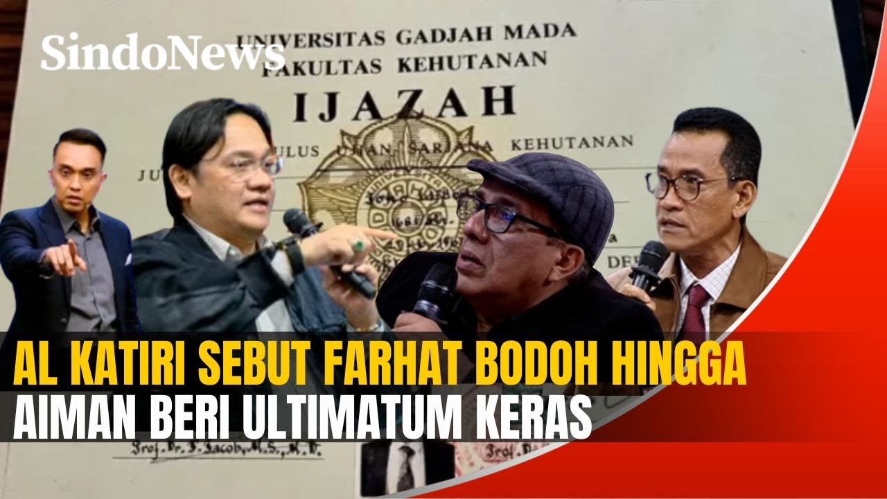 Dibuat Skakmat! Al Katiri Sebut Farhat Bodoh, Refly Buka Suara hingga Aiman Beri Ultimatum Keras