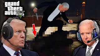 SHOCK! US Presidents AMBUSH HITLER In His Secret Base In GTA 5