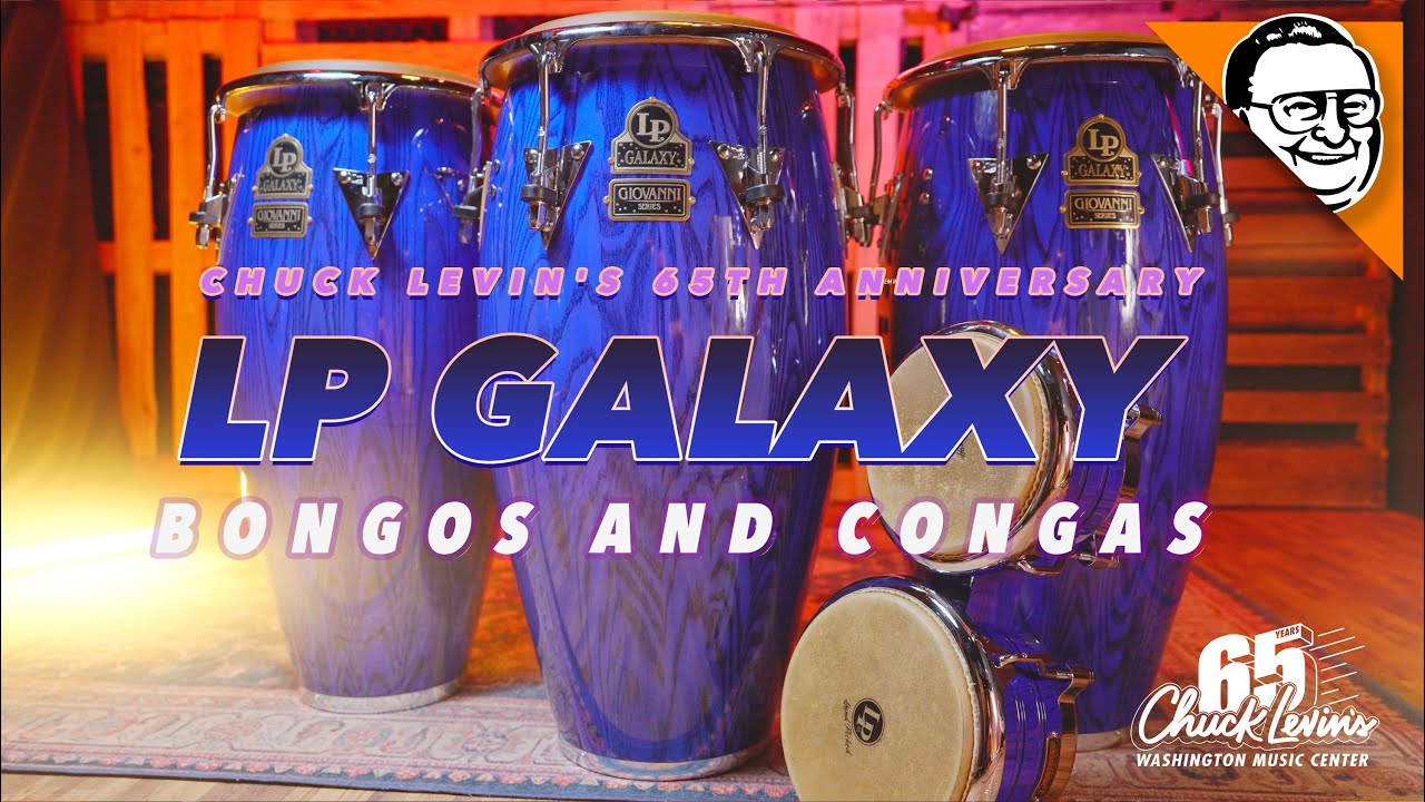 2 Latin Percussion Galaxy Fiberglass Bongo - YouTube