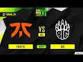 Fnatic vs BIG [Map 3, Mirage] (Best of 3) ESL Pro League | Groups