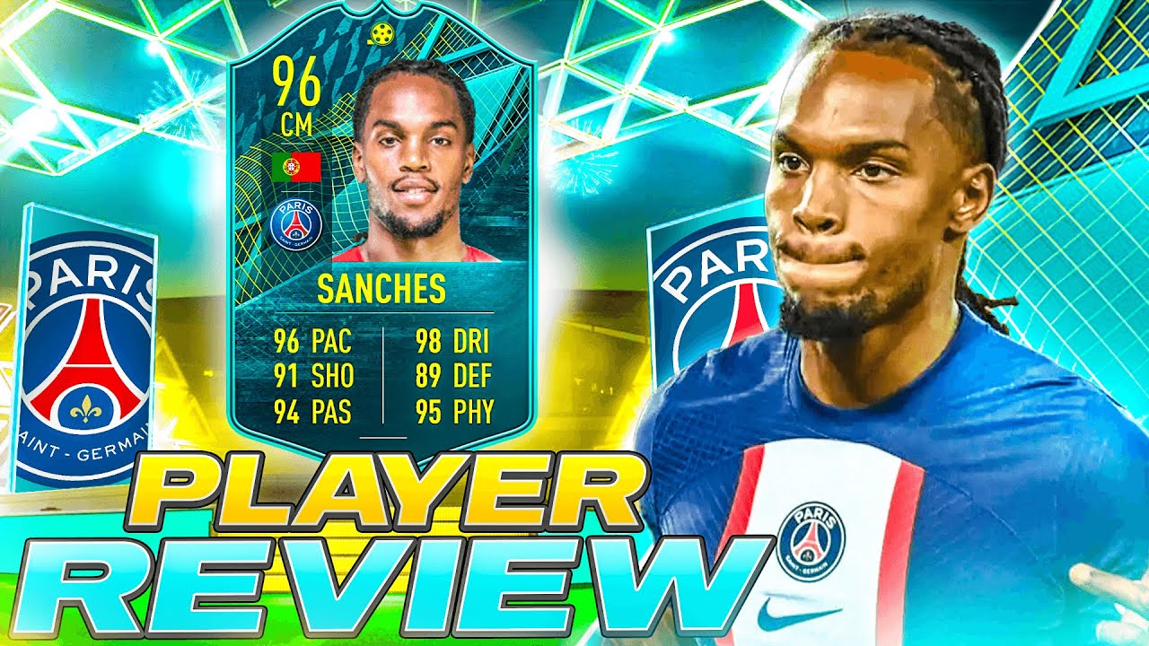 😳96 MOMENTS SBC RENATO SANCHES PLAYER REVIEW - FIFA 22 ULTIMATE TEAM