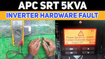 APC SRT 5KVA 02000 Inverter Hardware Ckt repaired