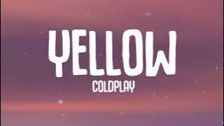 ‪@coldplay‬ - Yellow (Lyrics)