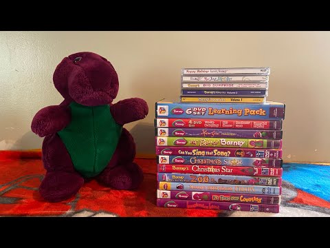 My Barney DVD/CD Collection